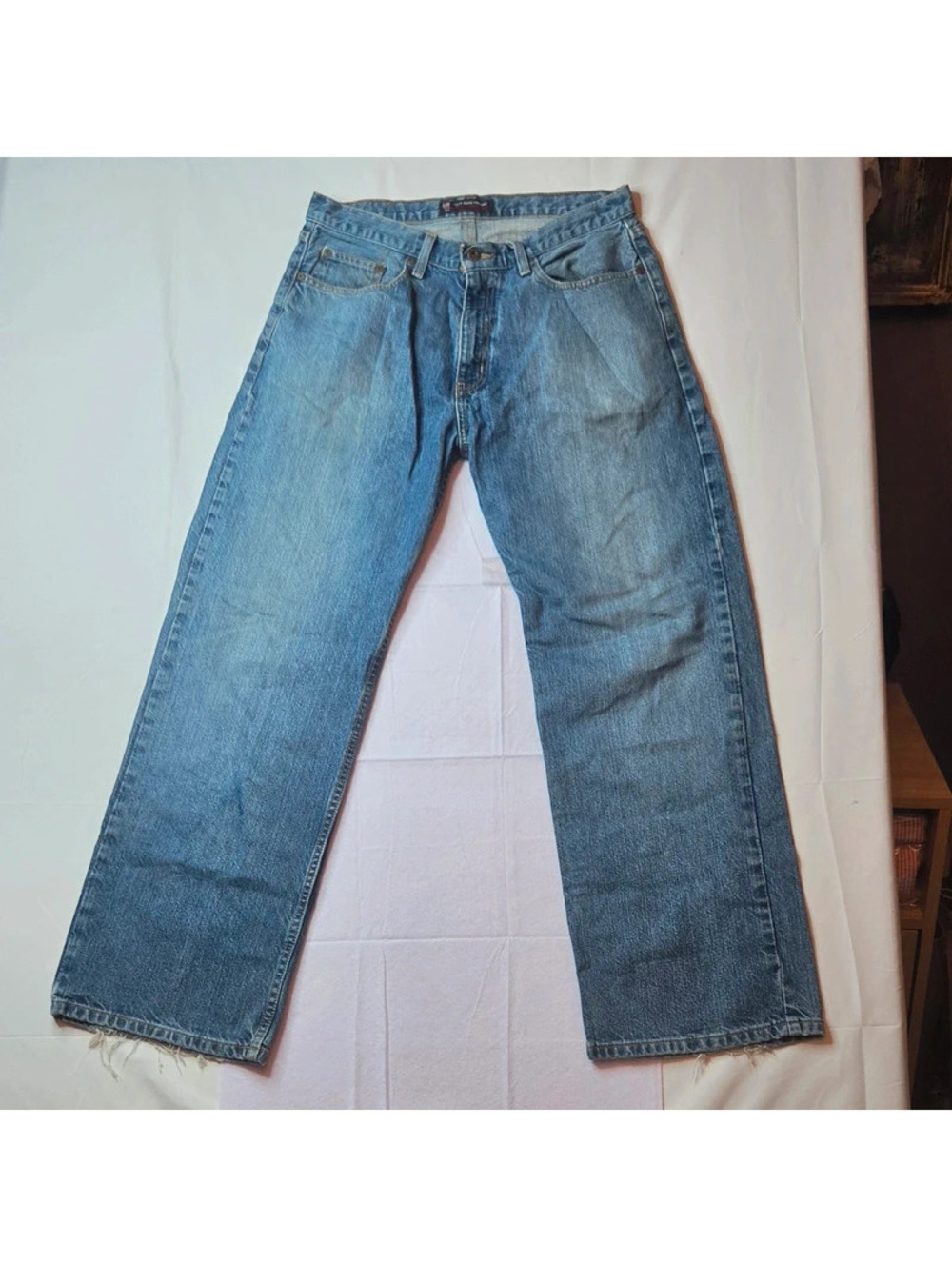 Vintage Polo Jeans Co Ralph Lauren Woodrow Baggy Jeans 34x30 (Tagged 32)